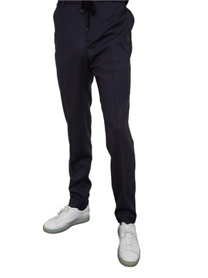 PANTALONE CASUAL PESERICO BLU in UOMO