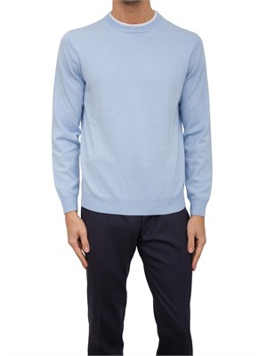 MAGLIA PESERICO CELESTE in UOMO