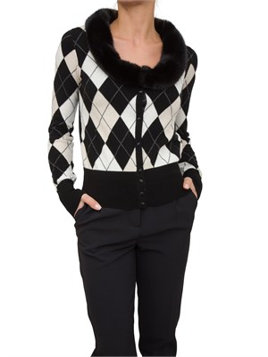 CARDIGAN BLUGIRL NERO in DONNA