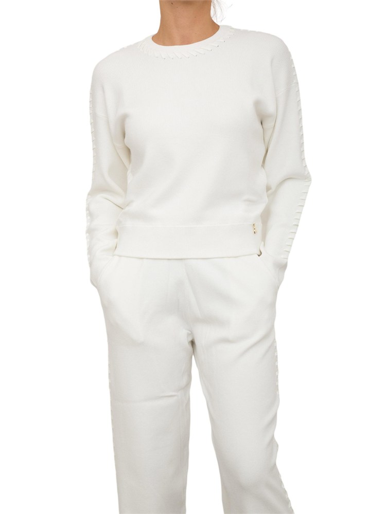 MAGLIA PATRIZIA PEPE BIANCO