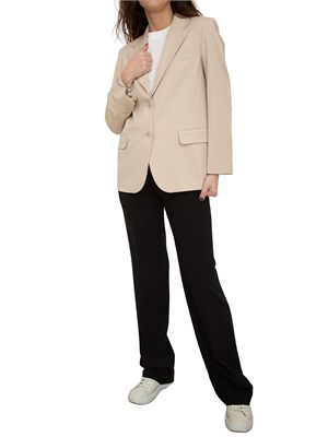 GIACCA MONOPETTO MAX MARA BEIGE in DONNA