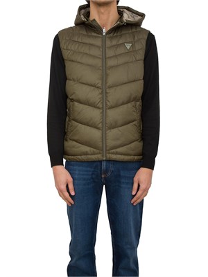 GILET GUESS JEANS VERDE in UOMO