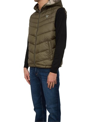 GILET GUESS JEANS VERDE in UOMO