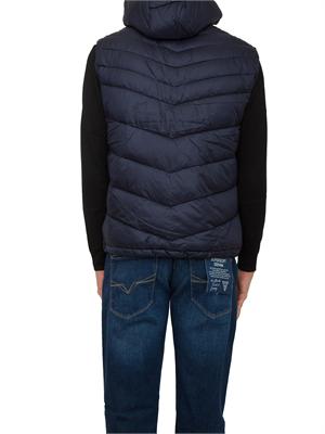 GILET GUESS JEANS BLU in UOMO