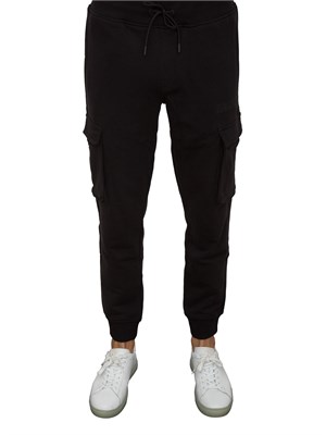 PANTALONE TUTA GUESS JEANS NERO in UOMO