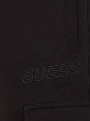 PANTALONE TUTA GUESS JEANS NERO in UOMO