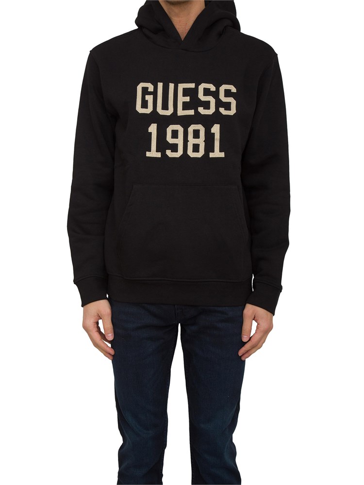 FELPA GUESS JEANS NERO