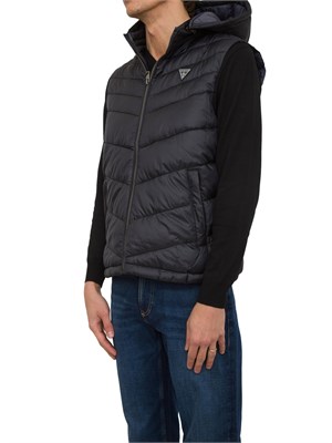 GILET GUESS JEANS NERO in UOMO