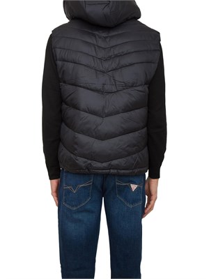 GILET GUESS JEANS NERO in UOMO