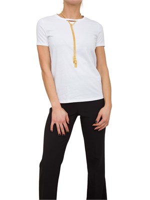 T-SHIRT ELISABETTA FRANCHI BIANCO in DONNA