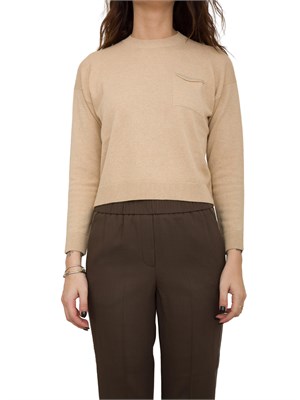 MAGLIA PESERICO BEIGE in DONNA