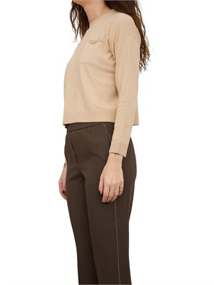 MAGLIA PESERICO BEIGE in DONNA