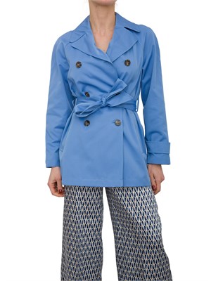 TRENCH EMME MARELLA AZZURRO in DONNA