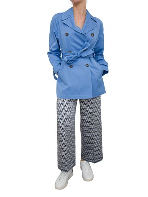 TRENCH EMME MARELLA AZZURRO in DONNA