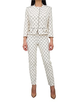 GIACCA MONOPETTO ELISABETTA FRANCHI BURRO in DONNA