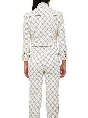 GIACCA MONOPETTO ELISABETTA FRANCHI BURRO in DONNA