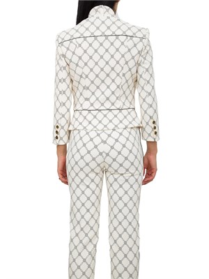 GIACCA MONOPETTO ELISABETTA FRANCHI BURRO in DONNA