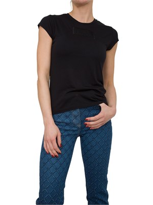 T-SHIRT ELISABETTA FRANCHI NERO in DONNA