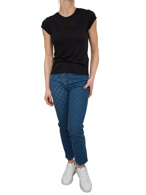 T-SHIRT ELISABETTA FRANCHI NERO in DONNA