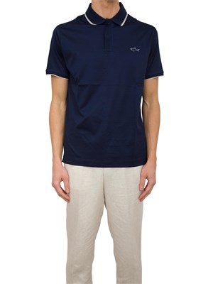 POLO PAUL&SHARK BLU in UOMO