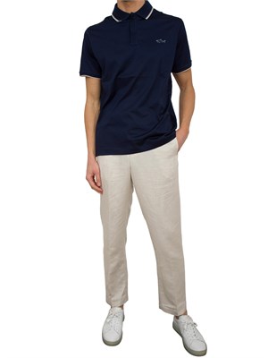 POLO PAUL&SHARK BLU in UOMO