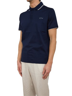POLO PAUL&SHARK BLU in UOMO