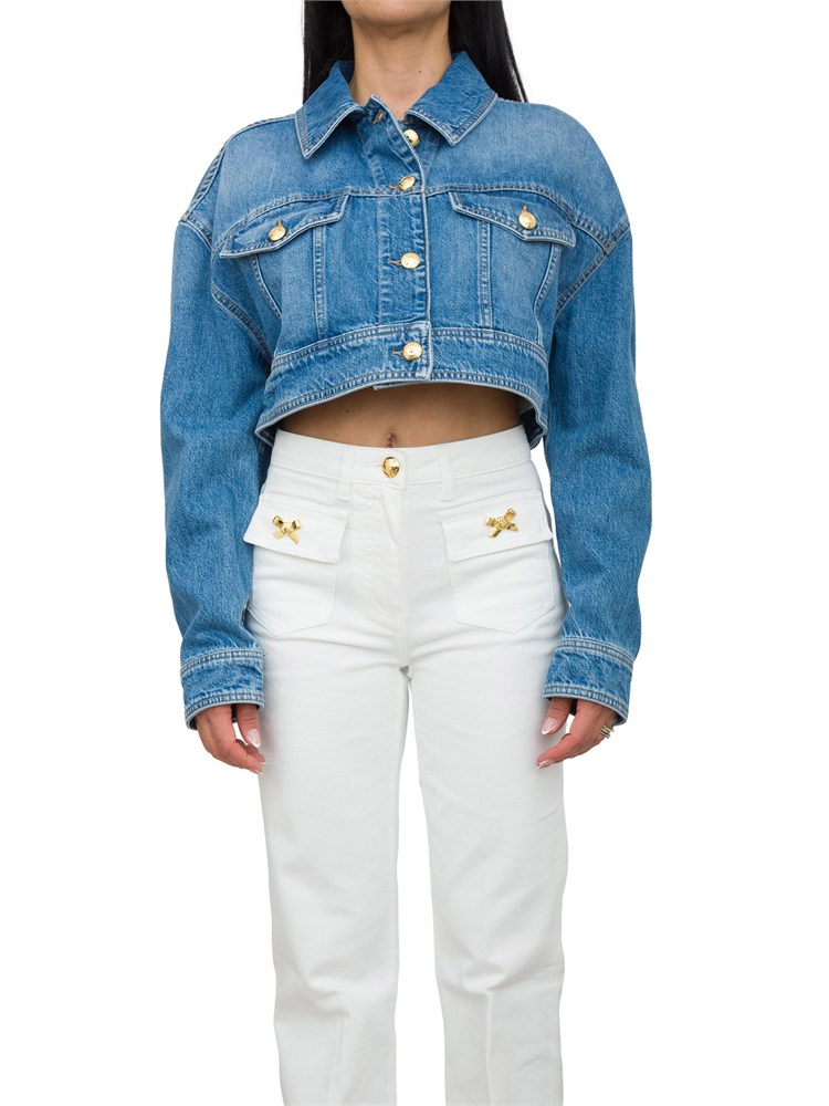 GIUBBINO ELISABETTA FRANCHI BLU DENIM