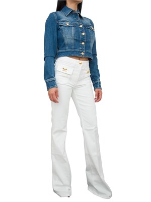 GIUBBINO ELISABETTA FRANCHI BLU DENIM in DONNA