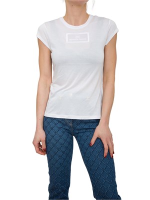 T-SHIRT ELISABETTA FRANCHI BIANCO in DONNA