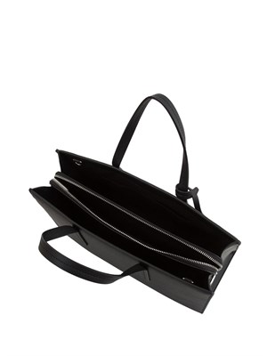 K.LAGERFELD Borsa a mano nera Karl Lagerfeld con logo metallico in DONNA