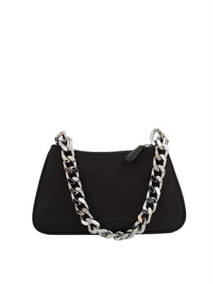 BORSA A SPALLA K.LAGERFELD NERO in DONNA