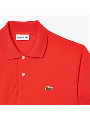 LACOSTE 1212 F8M Polo Mc Rosso Uomo in Abbigliamento