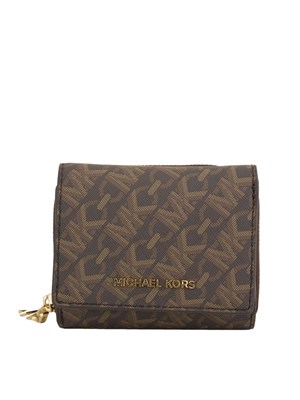 PORTAFOGLI MICHAEL MICHAEL KORS MARRONE in DONNA