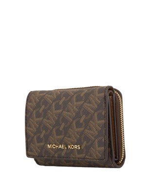 PORTAFOGLI MICHAEL MICHAEL KORS MARRONE in DONNA