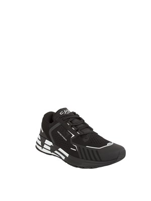 EA7 EMPORIO ARMANI Sneakers uomo nero e bianco Emporio Armani in UOMO