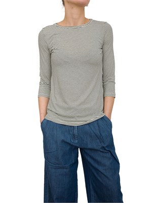 T-shirt manica a tre quarti Emme Marella nero in DONNA