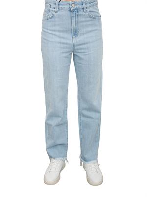 Jeans mum Marella in cross denim azzurro in DONNA