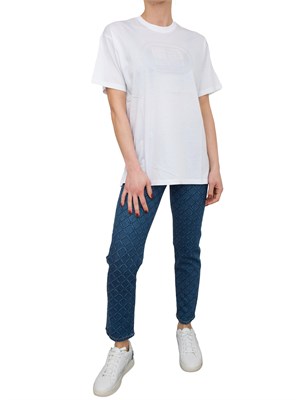 T-SHIRT ELISABETTA FRANCHI BIANCO in DONNA