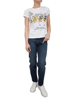 Jeans vita alta Nenette denim scuro in DONNA