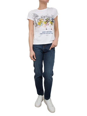 Jeans vita alta Nenette denim scuro in DONNA