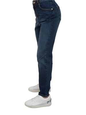 Jeans vita alta Nenette denim scuro in DONNA