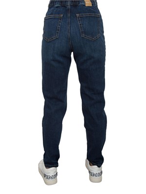 Jeans vita alta Nenette denim scuro in DONNA