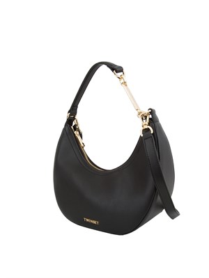 BORSA A SPALLA TWIN-SET NERO in DONNA