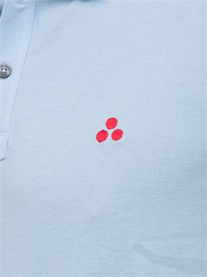 PEUTEREY Polo in cotone piqué con logo ricamato in UOMO