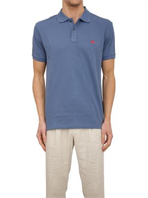 PEUTEREY Polo in cotone piqué con logo ricamato in UOMO