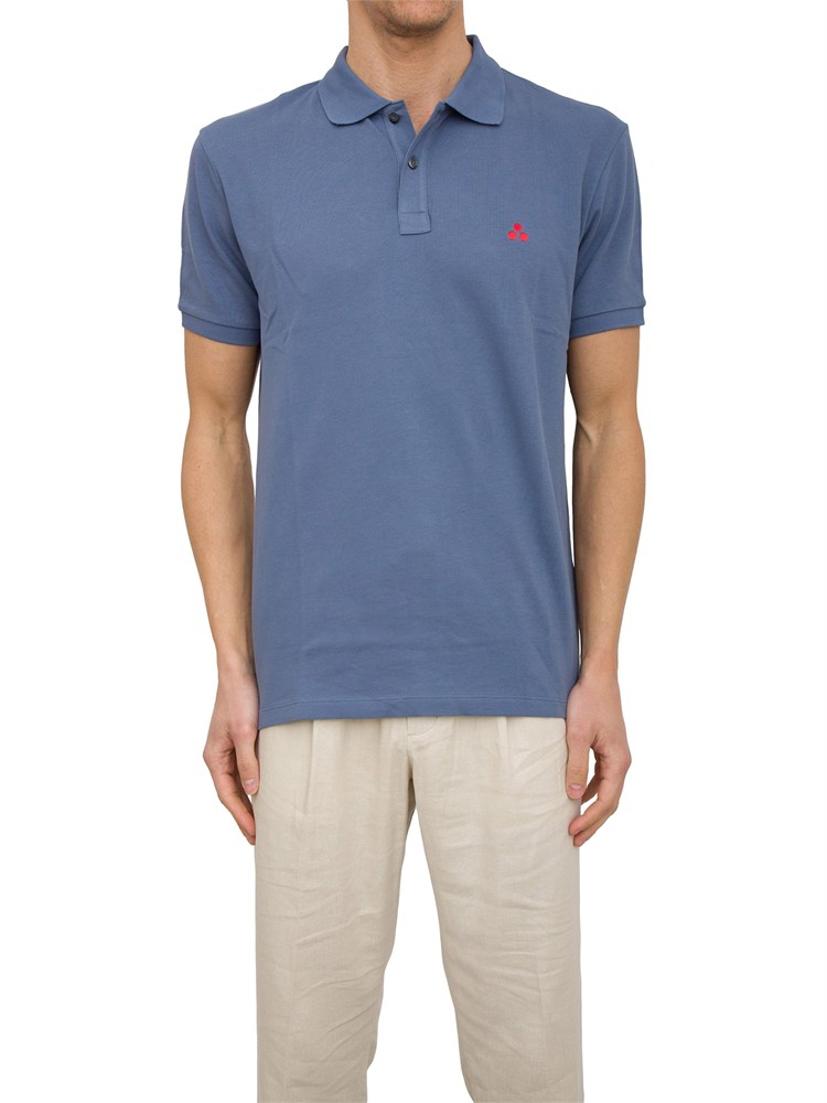 PEUTEREY Polo in cotone piqué con logo ricamato