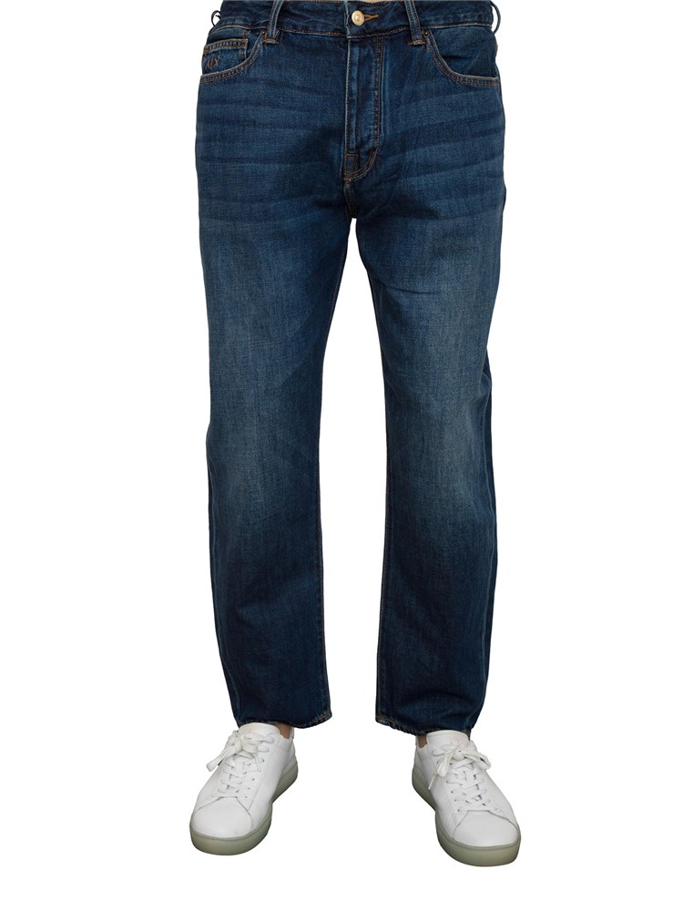 ARMANI EXCHANGE Jeans A.X. carrot fit in denim di cotone