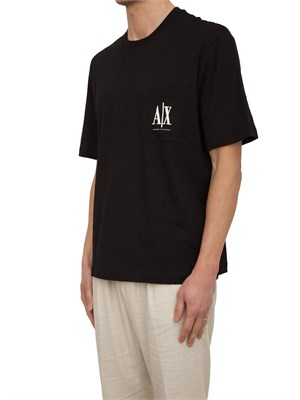 ARMANI EXCHANGE T-shirt regular fit A.X. con taschino in UOMO