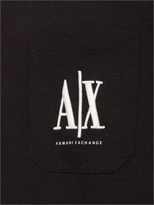 ARMANI EXCHANGE T-shirt regular fit A.X. con taschino in UOMO