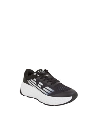 EA7 EMPORIO ARMANI Sneakers uomo nere Emporio Armani suola volume bold in UOMO